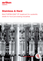 BALITHERM IONIT ST - Treatment for austenitic steels for food processing industries