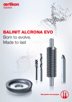 BALINIT ALCRONA EVO do narzędzia skrawające - Born to evolve. Made to last.