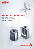 BALINIT ALCRONA EVO do narzędzia formujące - Born to evolve. Made to last.