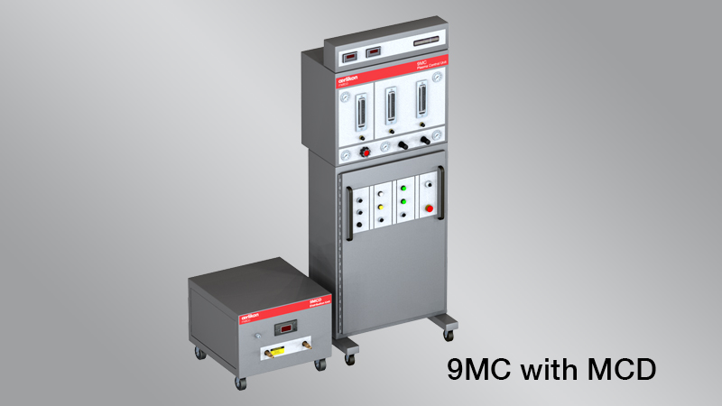 Metco 9MC series plasma controllers and 9MCD distribution unit