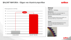 BALINIT MAYURA – Sägen von Aluminiumprofilen