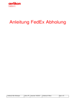  Anleitung FedEx Abholung